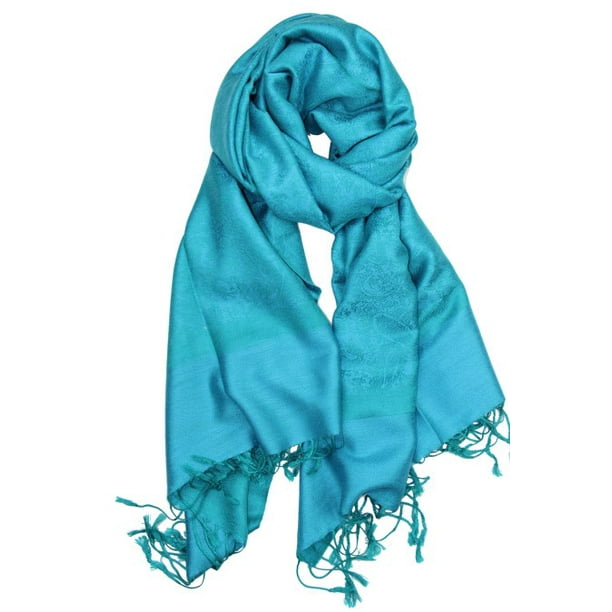 New Solid TwoTone Paisley Pashmina Silk Cashmere Shawl Scarf Stole jacquard Wrap New Solid TwoTone Paisley Pashmina Silk Cashmere Shawl Scarf Stole jacquard Wrap